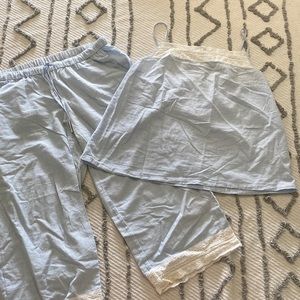 Capri Pajama Set - Seersucker Look